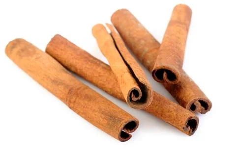Cinnamon stick spice Stock Photos