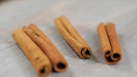 Cinnamon Stick Still Closeup Stock Footage 99165828