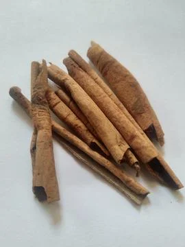 Cinnamon stick on the table Stock Photos