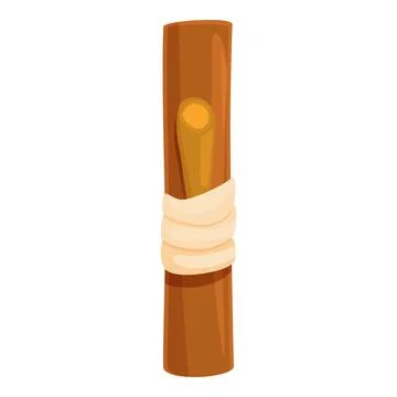Cinnamon stick tied with string preserving freshness and flavor Stock-Illustration