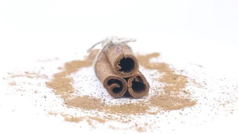 Cinnamon Sticks  Stock Footage 74794805