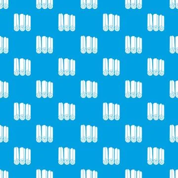 Cinnamon sticks pattern seamless blue Stock-Illustration