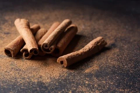 Cinnamon sticks Stock Photos