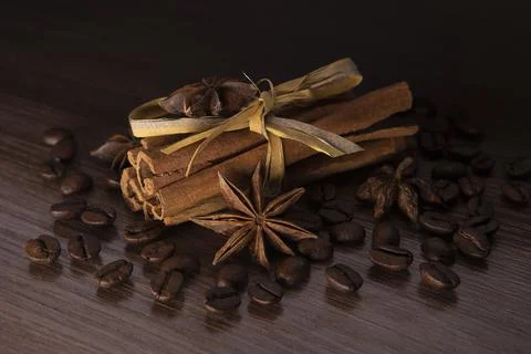 Cinnamon sticks Foto stock