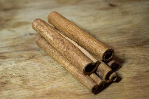 Cinnamon sticks Stock Photos