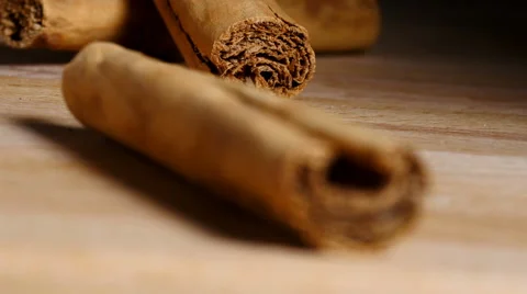Cinnamon sticks, rack focus Stock Footage 61693264