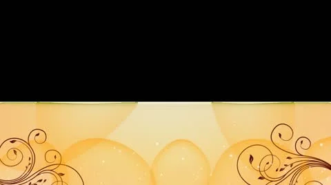 Cinnamon Swirls Flourish Lower Third HD Stock Footage 10870677