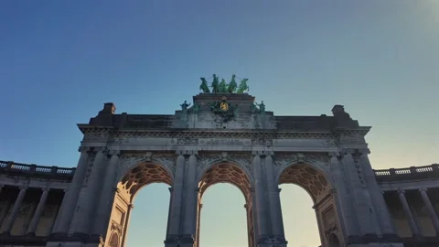 Cinquantenaire Monument Vídeo Stock 301539833