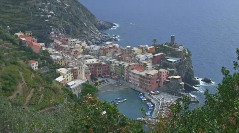 Cinque terre, Italy Stock Footage 531431