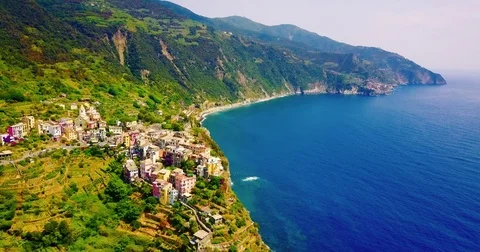 Cinque Terre Italy Stock Footage 81977899