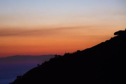 A Cinque terre mountain Stock Photos