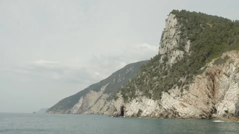 Cinque Terre South Walking Path HD Video stock 195301342