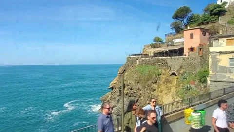 Cinque Terre Train Ride 스톡 동영상 249268222
