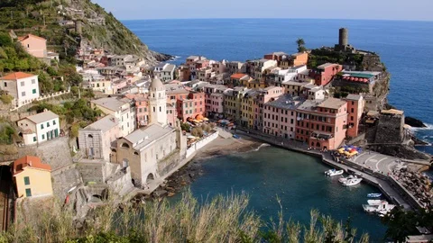 Cinque Terre Vernazza Stock-Footage 103450875
