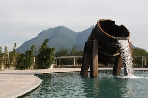 Cintermex view arquitecture Stock Photos