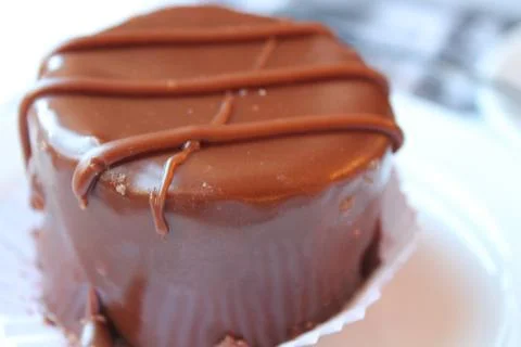 Cioccolate cream cake Stock Photos