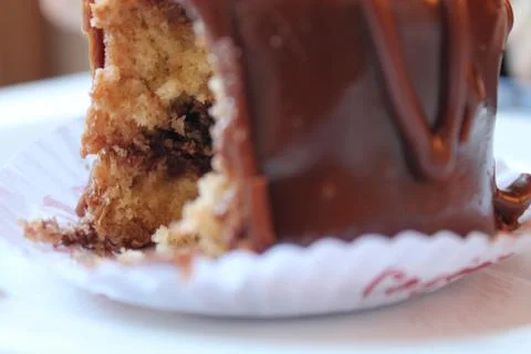 Cioccolate cream cake Stock Photos