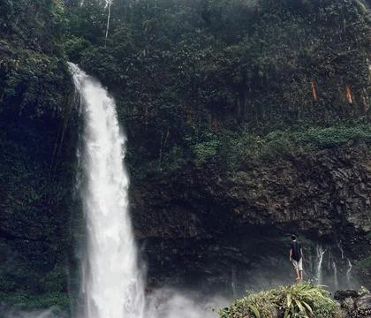 Ciparay Waterfall Tasikmalaya West Java Indonesia Photos