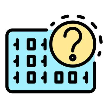Cipher security icon color outline vector Stock Illustration