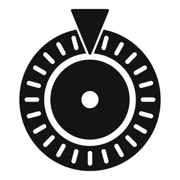 Cipher wheel icon simple vector. Data encryption Stock Illustration