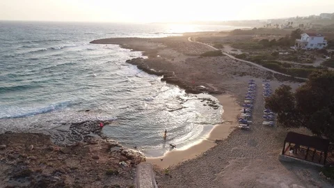 Ciprus AiaNapa august 6 16-9 Stock Footage 94432653