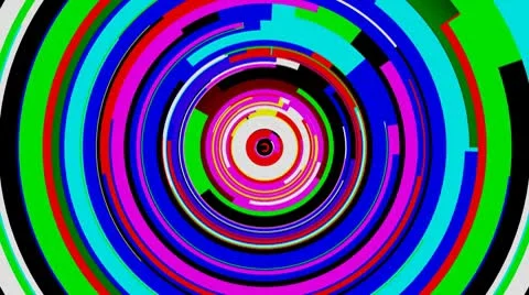 Circle 3 Video stock 8912259