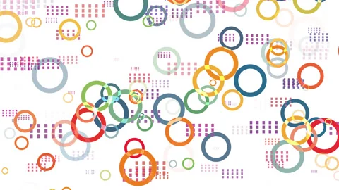 Circle abstract background animation Video stock 209156876