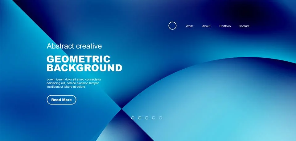 Circle abstract background with fluid gradient colors. Vector illustration for Illustrazione stock