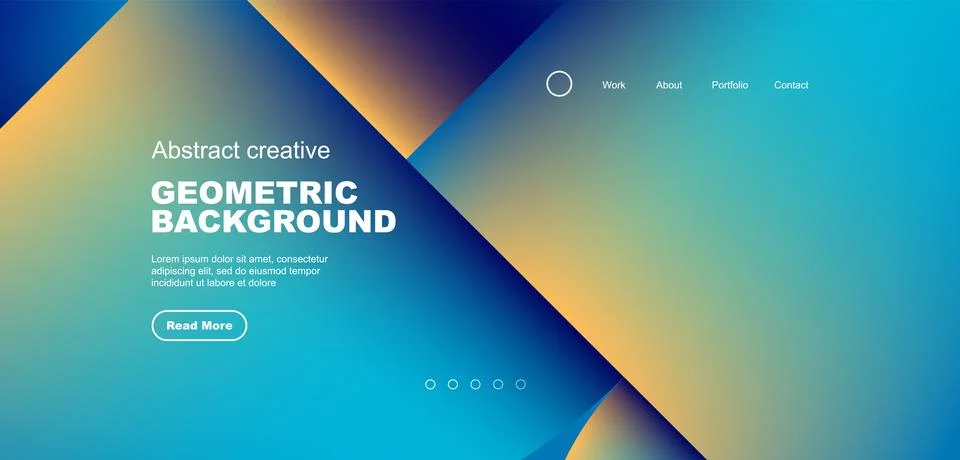 Circle abstract background with fluid gradient colors. Vector illustration for Illustrazione stock