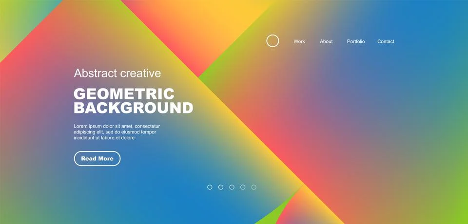 Circle abstract background with fluid gradient colors. Vector illustration for Stock Illustration