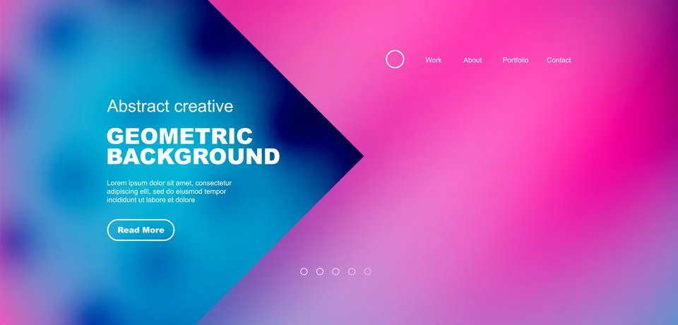 Circle abstract background with fluid gradient colors. Vector illustration for Ilustración de archivo