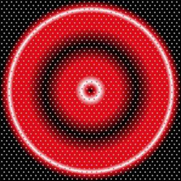 Circle Abstract background with halftone Stock Illustration