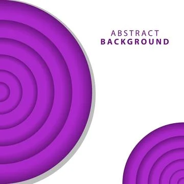 Circle abstract background with purple color. Stock Illustration