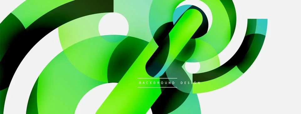 Circle abstract background. Vector illustration for wallpaper banner background Illustrazione stock