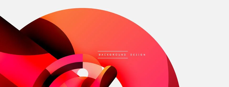 Circle abstract background. Vector illustration for wallpaper banner background Stock Illustration