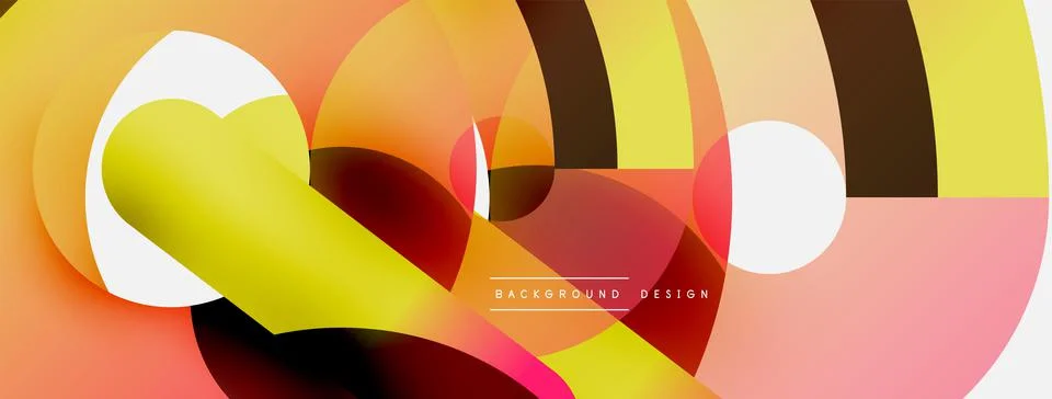 Circle abstract background. Vector illustration for wallpaper banner background Stockillustratie