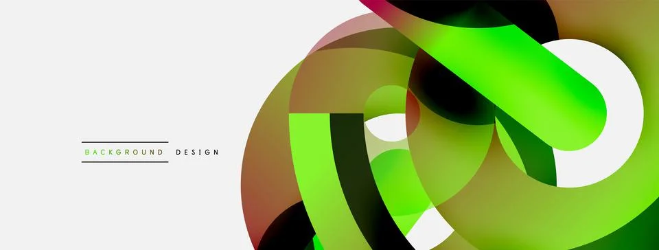 Circle abstract background. Vector illustration for wallpaper banner background Stock Illustration