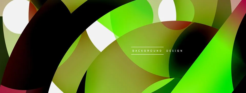Circle abstract background. Vector illustration for wallpaper banner background Stock Illustration