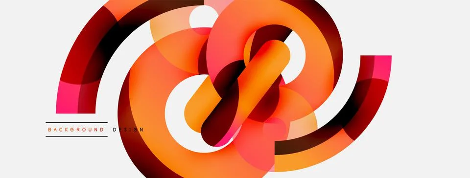 Circle abstract background. Vector illustration for wallpaper banner background Stock Illustration