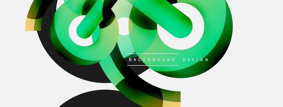 Circle abstract background. Vector illustration for wallpaper banner background Stockillustratie