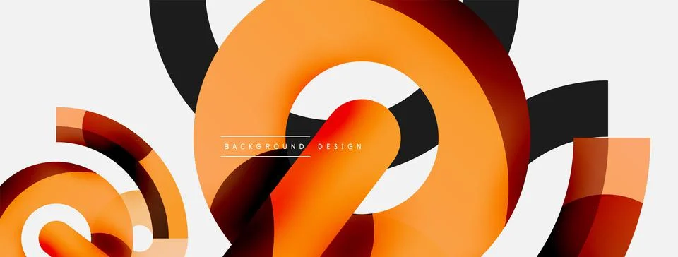 Circle abstract background. Vector illustration for wallpaper banner background Stock Illustration