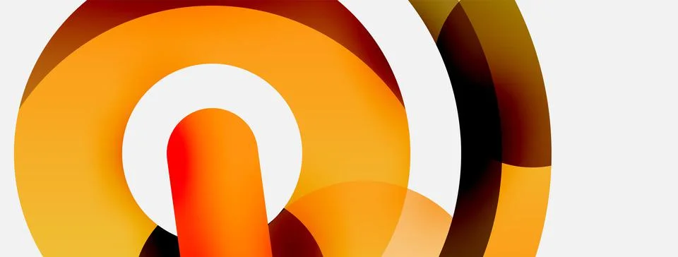 Circle abstract background. Vector illustration for wallpaper banner background Stock Illustration