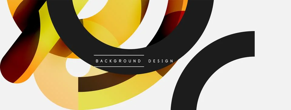 Circle abstract background. Vector illustration for wallpaper banner background Stock Illustration