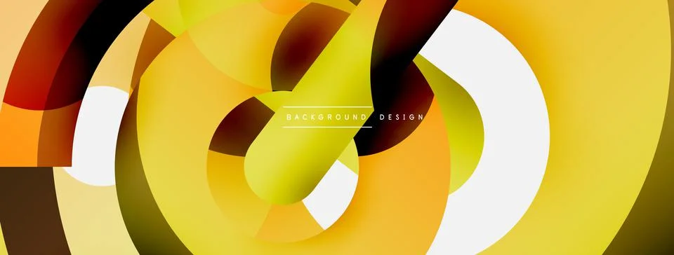 Circle abstract background. Vector illustration for wallpaper banner background Stock Illustration