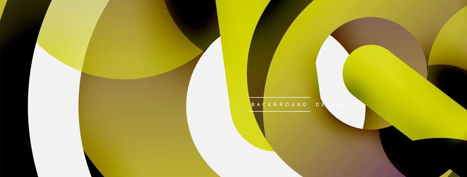 Circle abstract background. Vector illustration for wallpaper banner background Stock Illustration