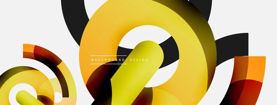 Circle abstract background. Vector illustration for wallpaper banner background Stock Illustration