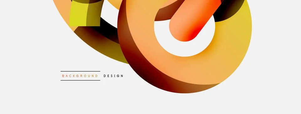 Circle abstract background. Vector illustration for wallpaper banner background Stock Illustration