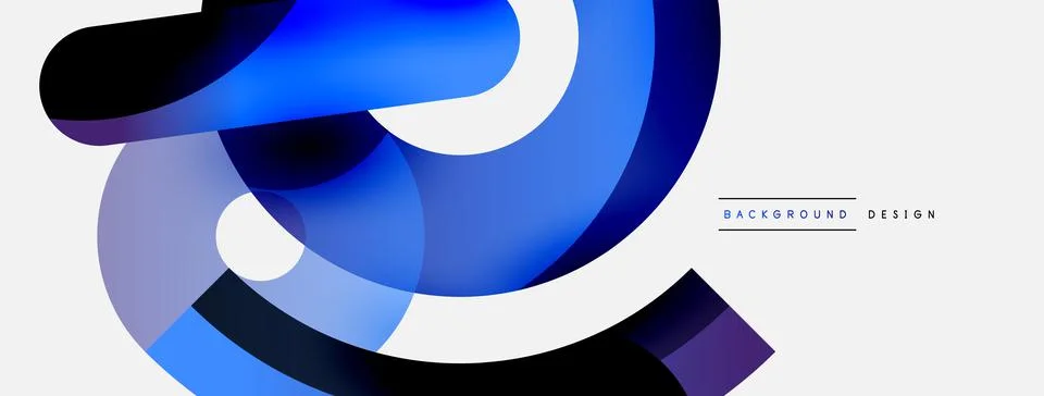 Circle abstract background. Vector illustration for wallpaper banner background Stock Illustration