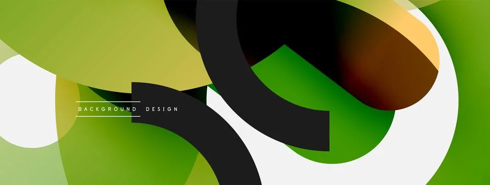 Circle abstract background. Vector illustration for wallpaper banner background Stock Illustration