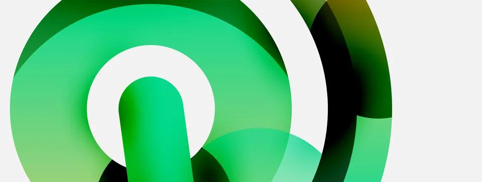 Circle abstract background. Vector illustration for wallpaper banner background Stock Illustration